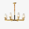 Orrefors Brass Chandelier - Vakkerlight