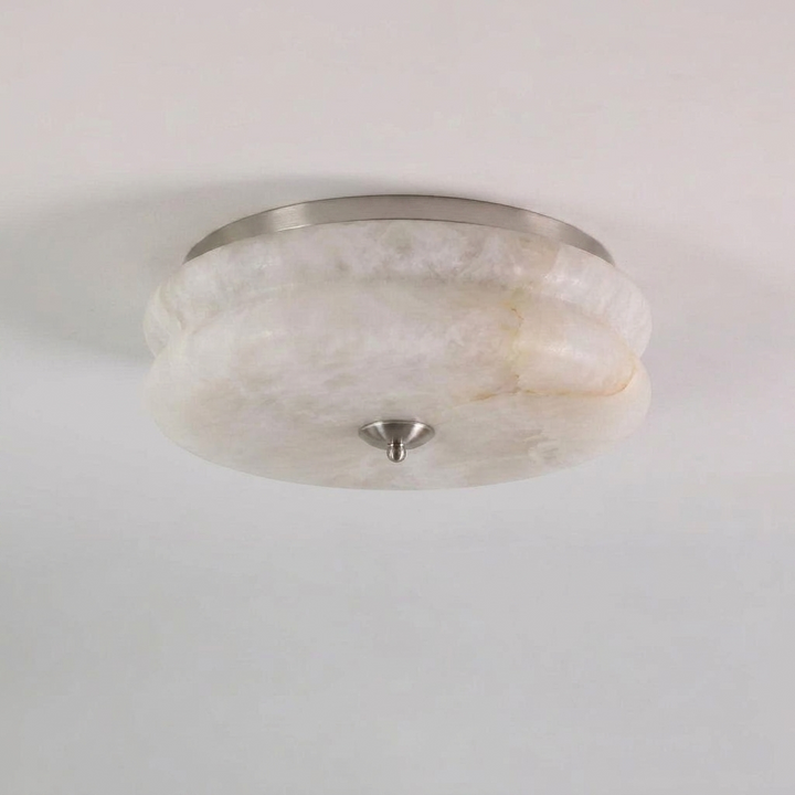 Orsay Alabaster Flush Mount