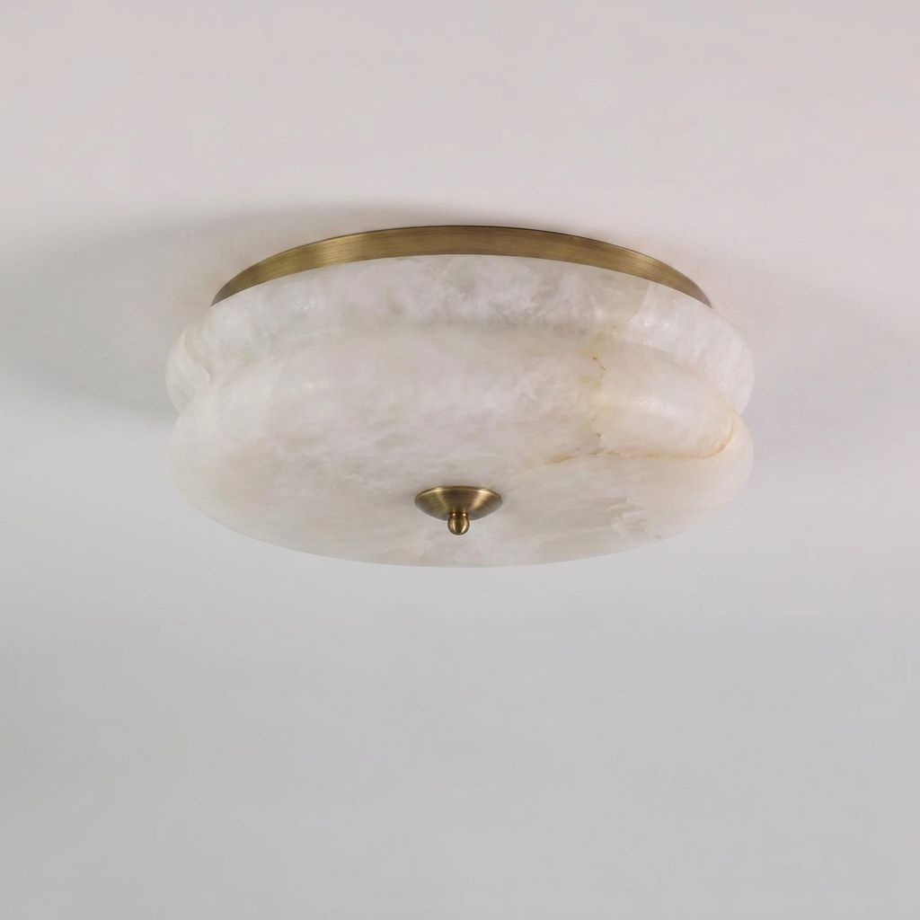 Orsay Alabaster Flush Mount