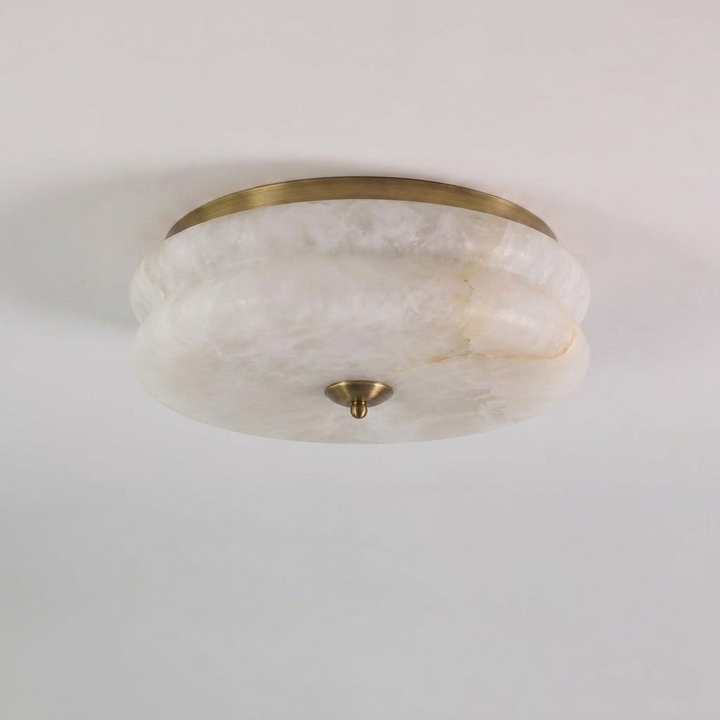 Orsay Alabaster Flush Mount