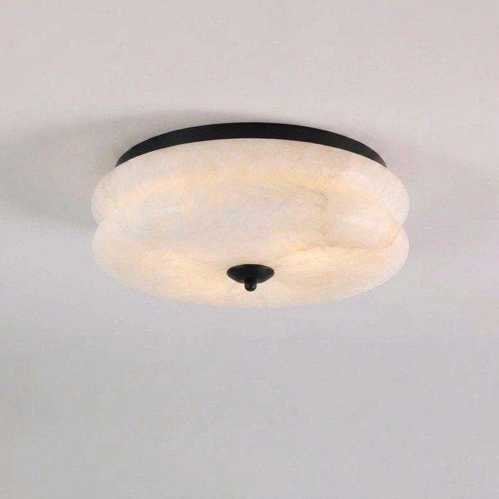 Orsay Alabaster Flush Mount
