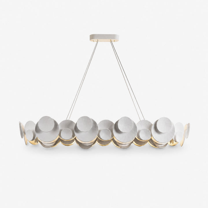 Orvella Plaster Disc Chandelier