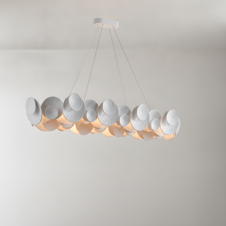 Orvella Plaster Disc Chandelier