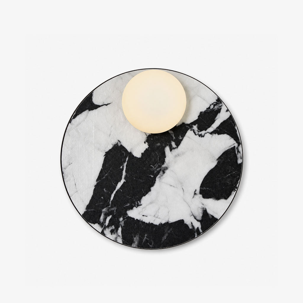 Orvella Stone Disc Wall Sconce