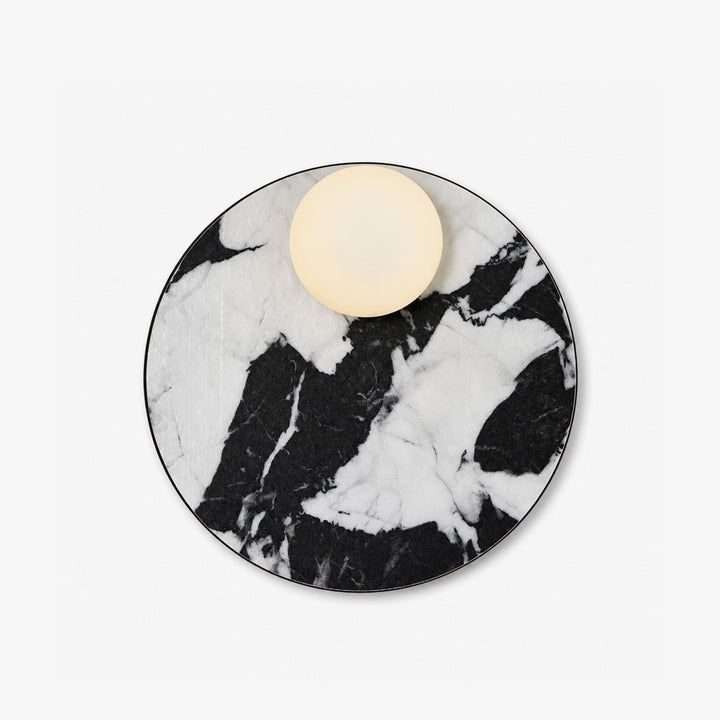 Orvella Stone Disc Wall Sconce
