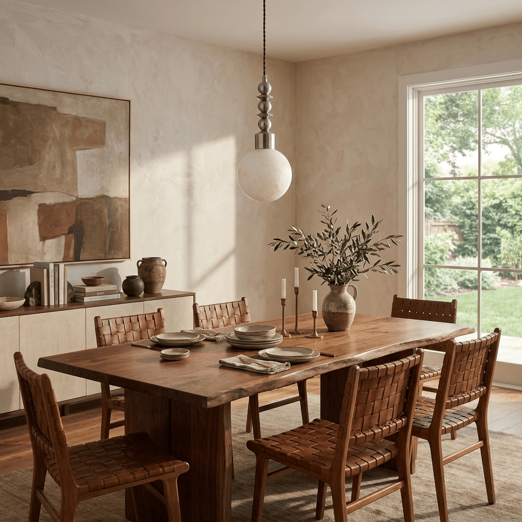 Orvelle Alabaster Beaded Pendant Light - Vakkerlight