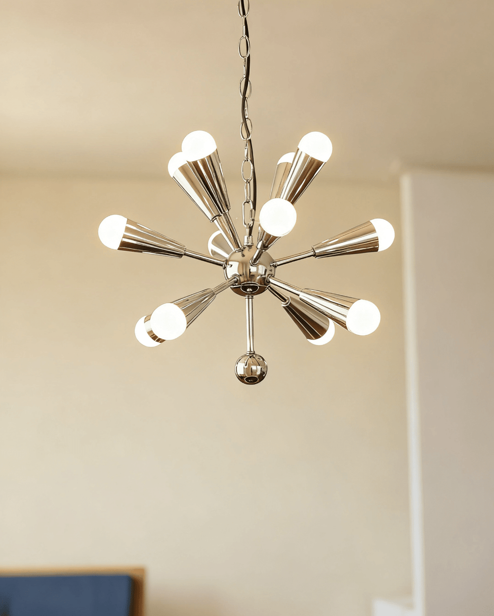 Orvian Chrome Chandelier - Vakkerlight