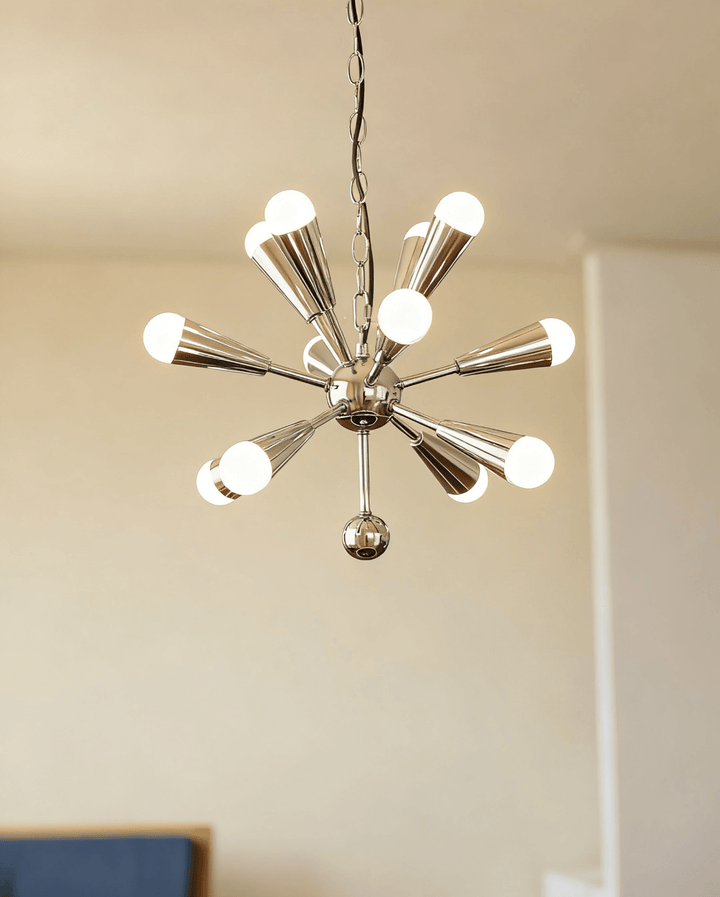 Orvian Chrome Chandelier - Vakkerlight