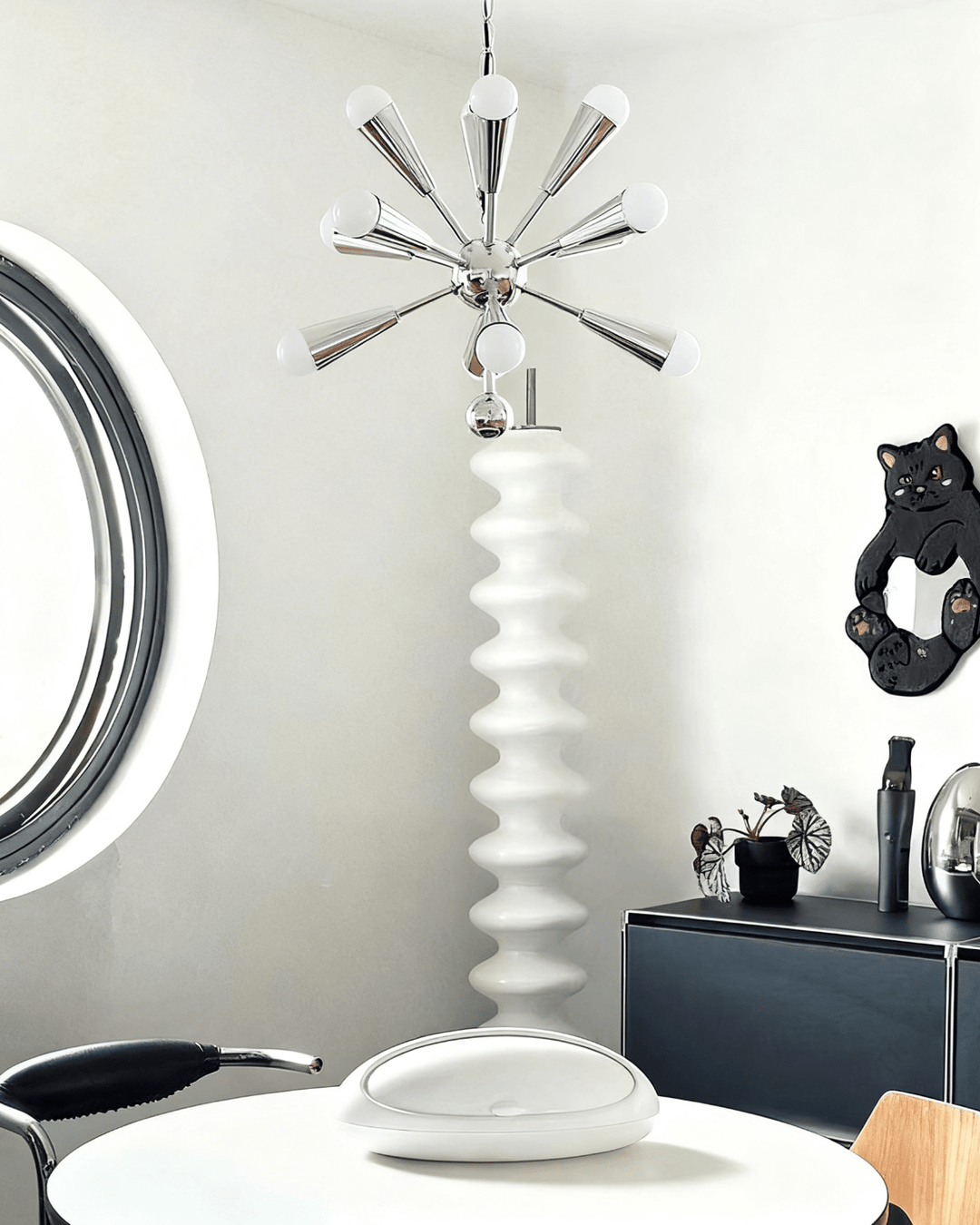 Orvian Chrome Chandelier - Vakkerlight