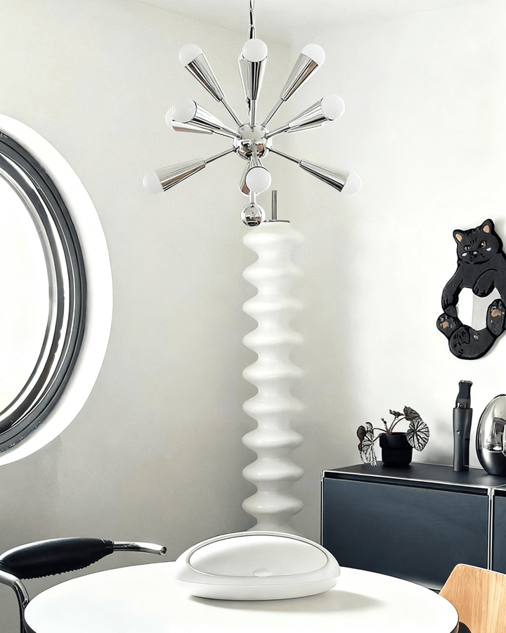 Orvian Chrome Chandelier - Vakkerlight