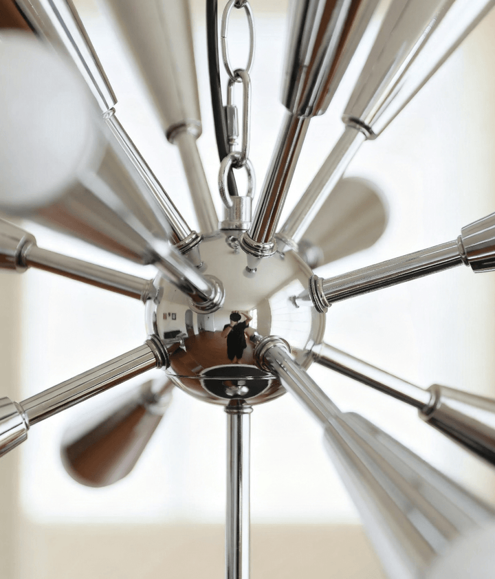 Orvian Chrome Chandelier - Vakkerlight