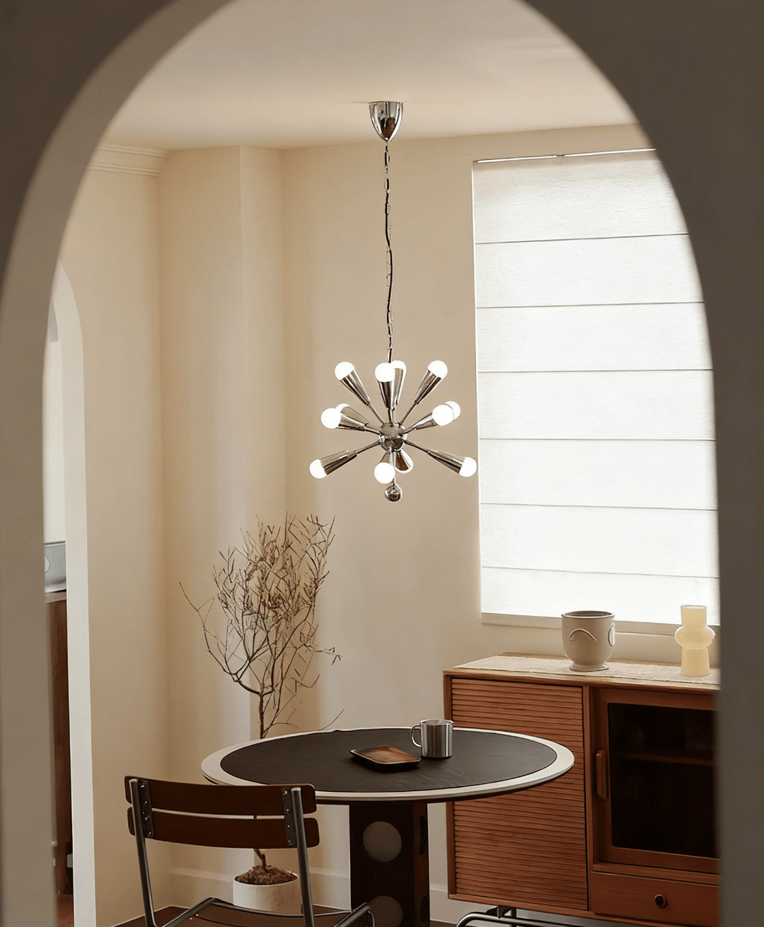 Orvian Chrome Chandelier - Vakkerlight