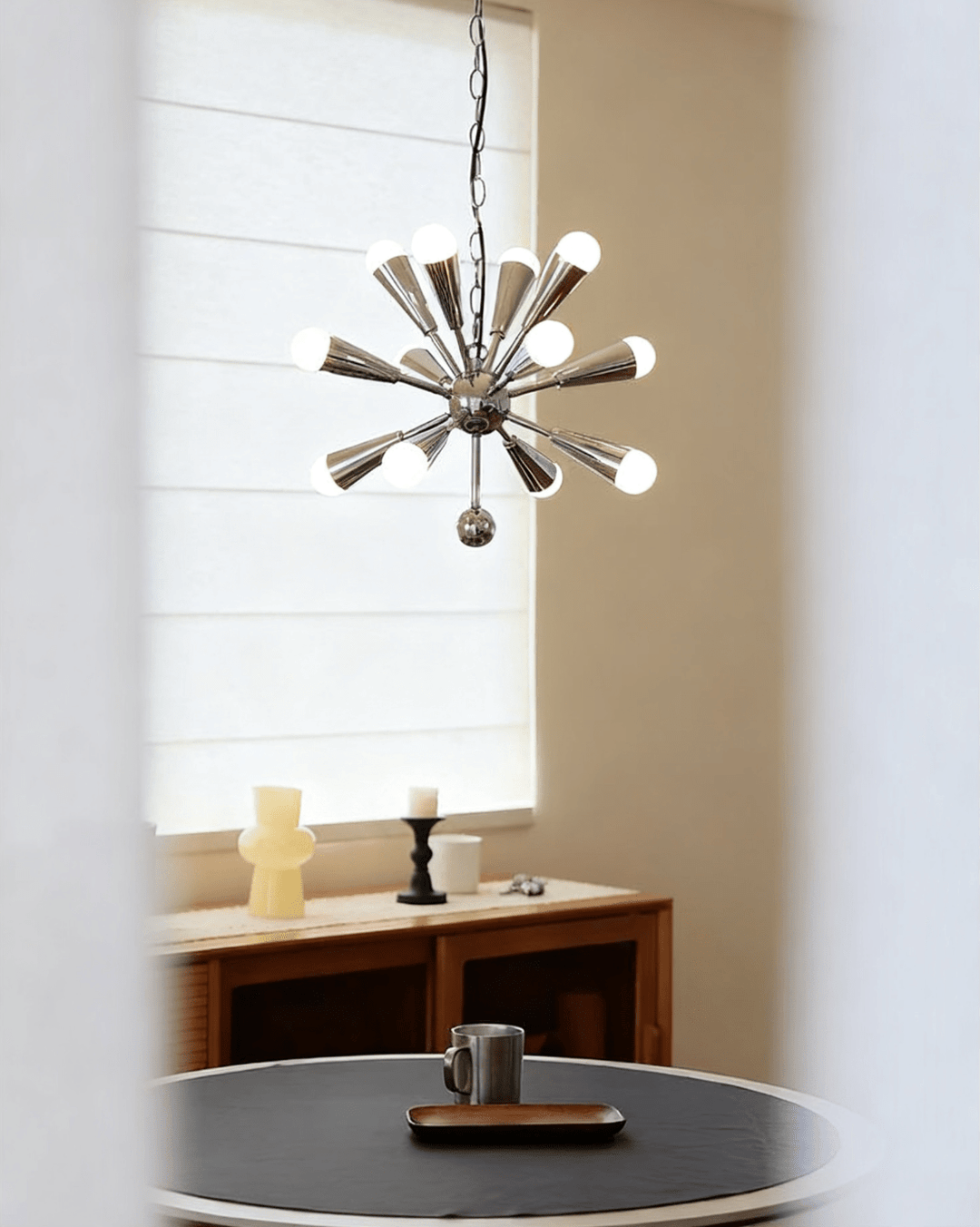 Orvian Chrome Chandelier - Vakkerlight
