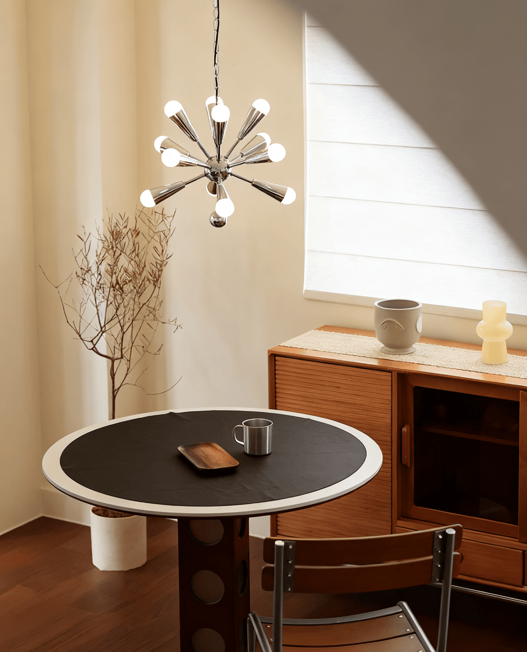 Orvian Chrome Chandelier - Vakkerlight