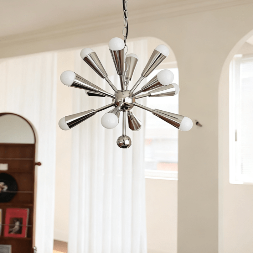 Orvian Chrome Chandelier - Vakkerlight