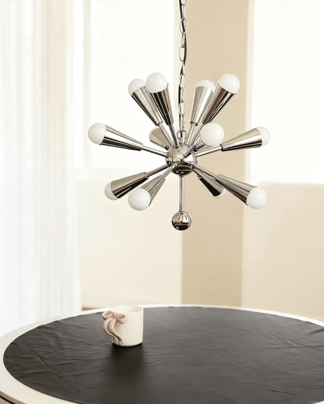 Orvian Chrome Chandelier - Vakkerlight