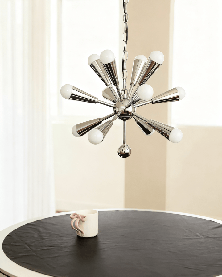 Orvian Chrome Chandelier - Vakkerlight