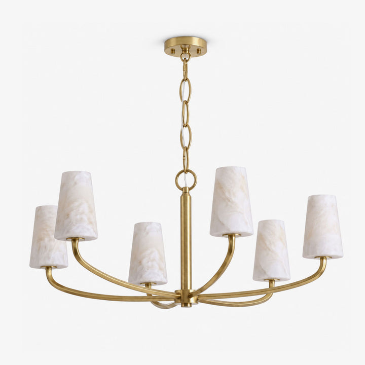 Osier Alabaster Chandelier