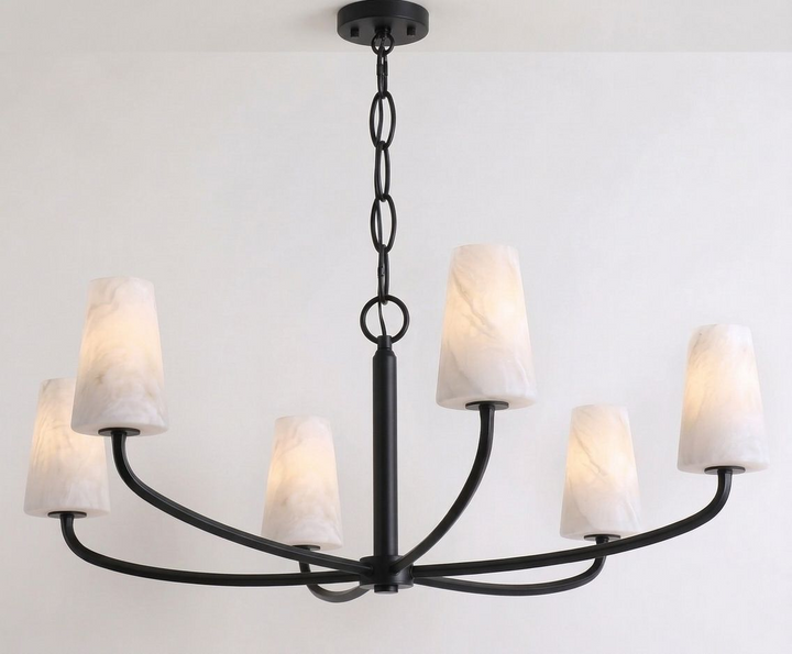Osier Alabaster Chandelier