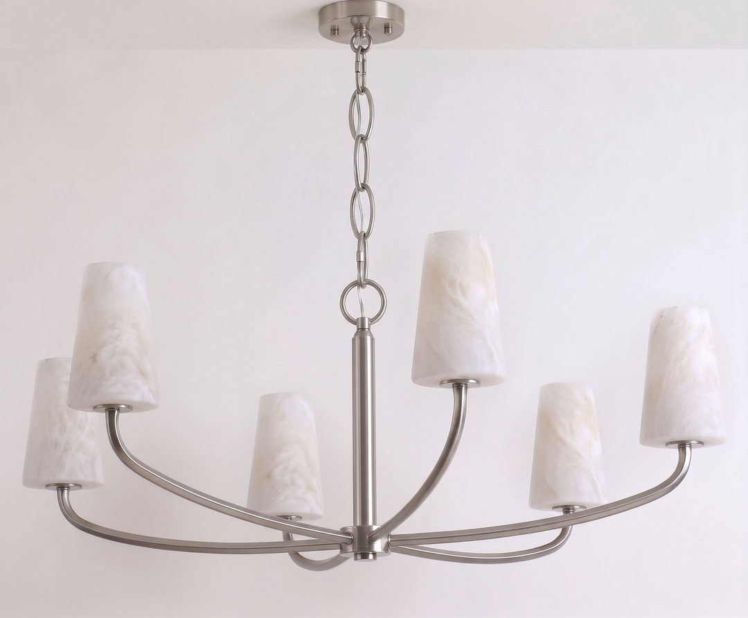Osier Alabaster Chandelier
