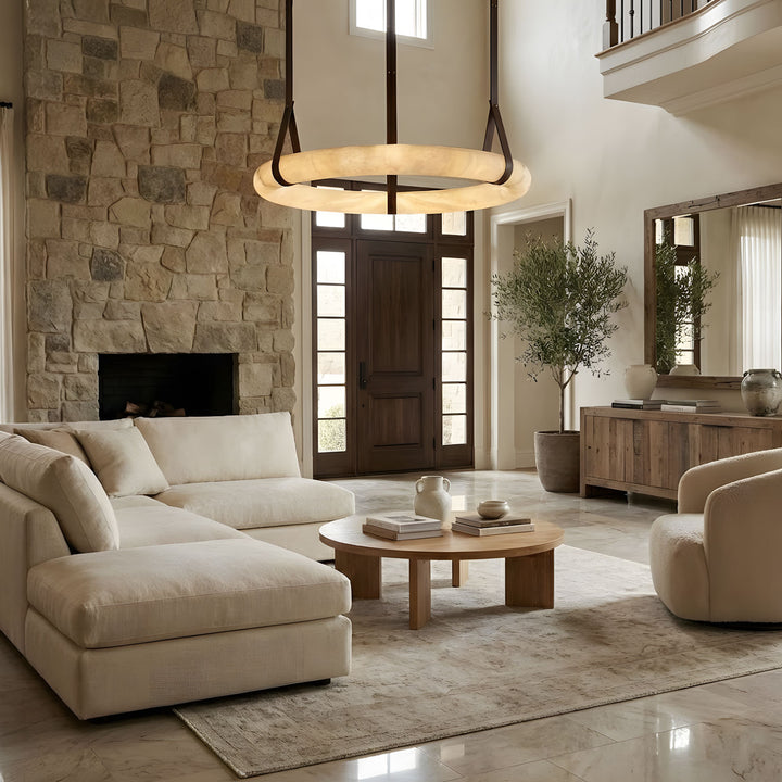 Oslo Alabaster Pendant Light A - Vakkerlight