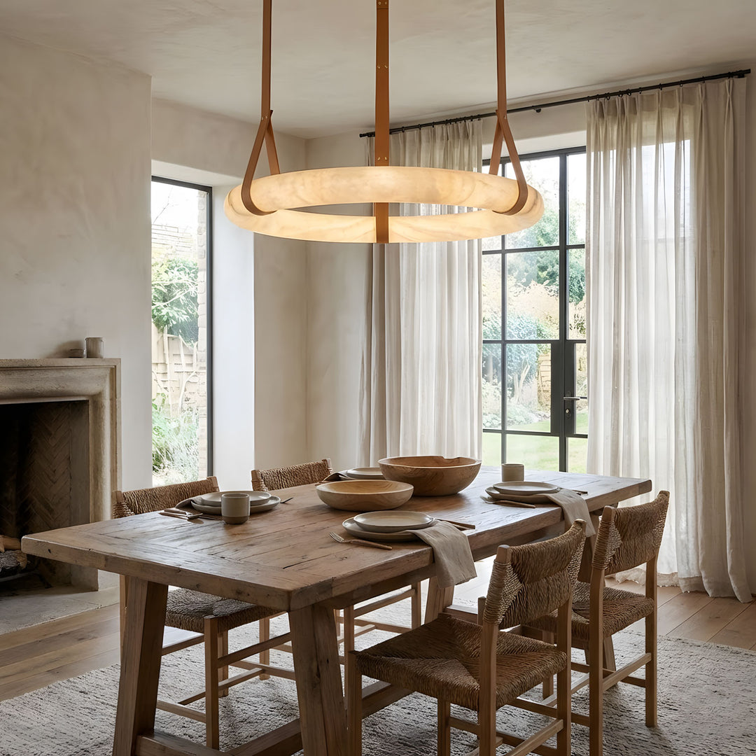 Oslo Alabaster Pendant Light A - Vakkerlight
