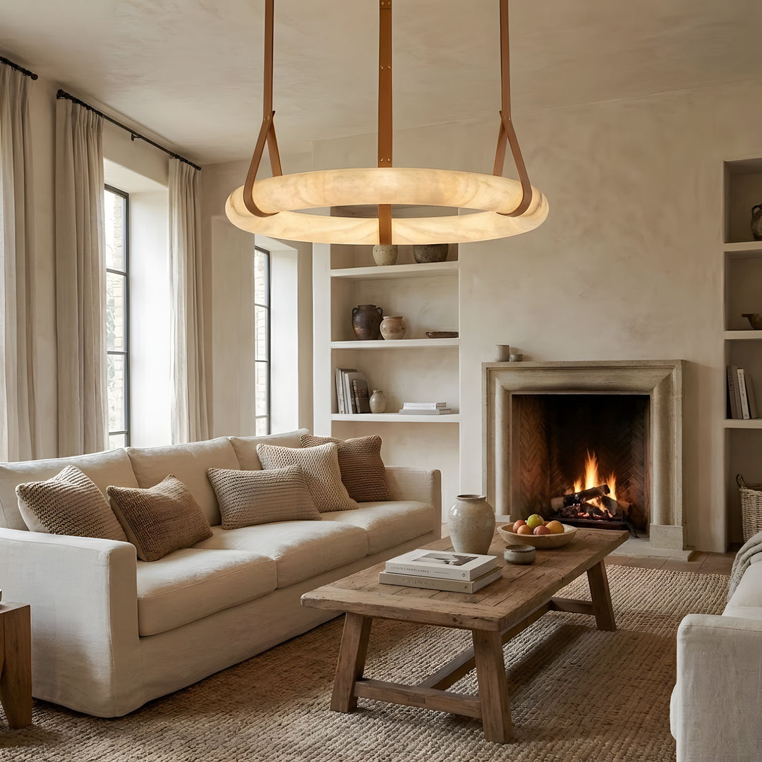 Oslo Alabaster Pendant Light A - Vakkerlight