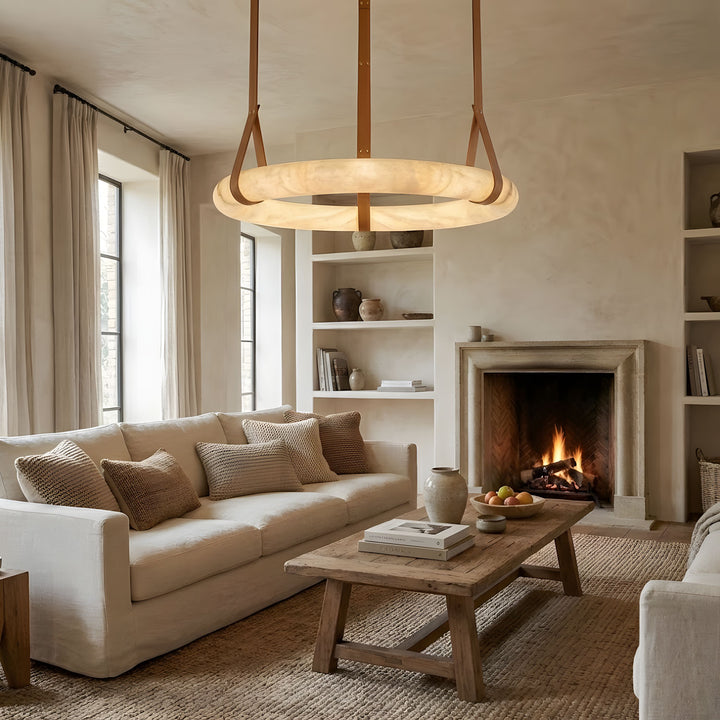 Oslo Alabaster Pendant Light A - Vakkerlight