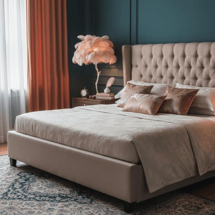 Ostrich Feather Table Lamp - Vakkerlight