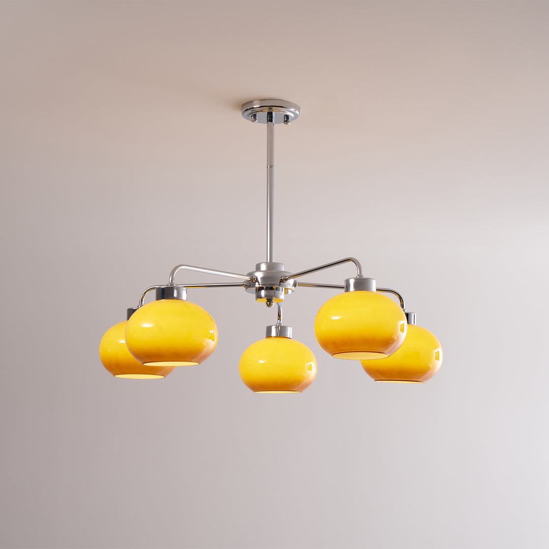 Oval Persimmon Chandelier - Vakkerlight