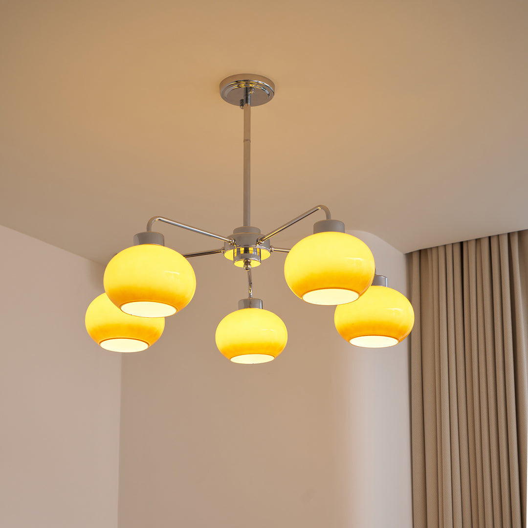 Oval Persimmon Chandelier - Vakkerlight