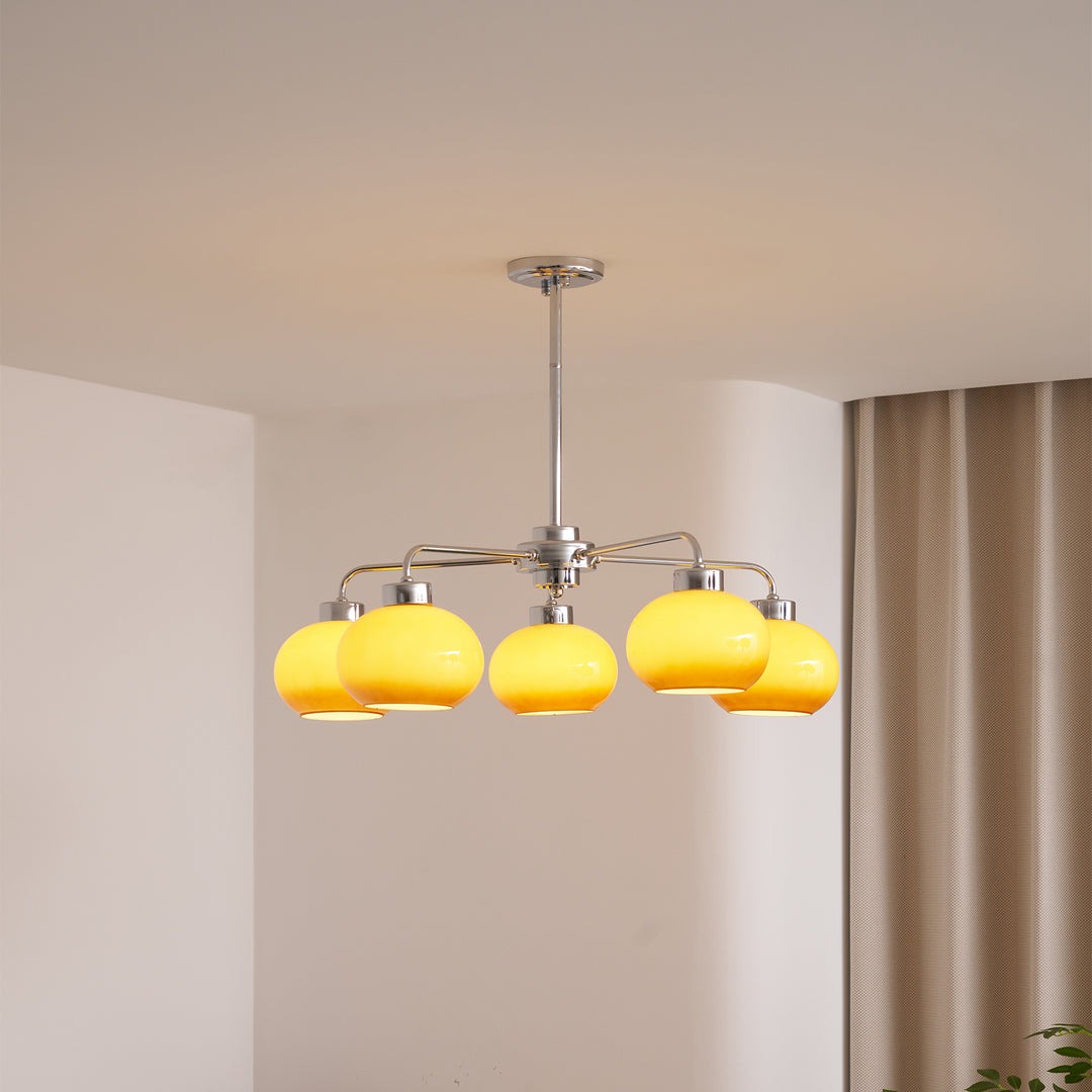 Oval Persimmon Chandelier - Vakkerlight