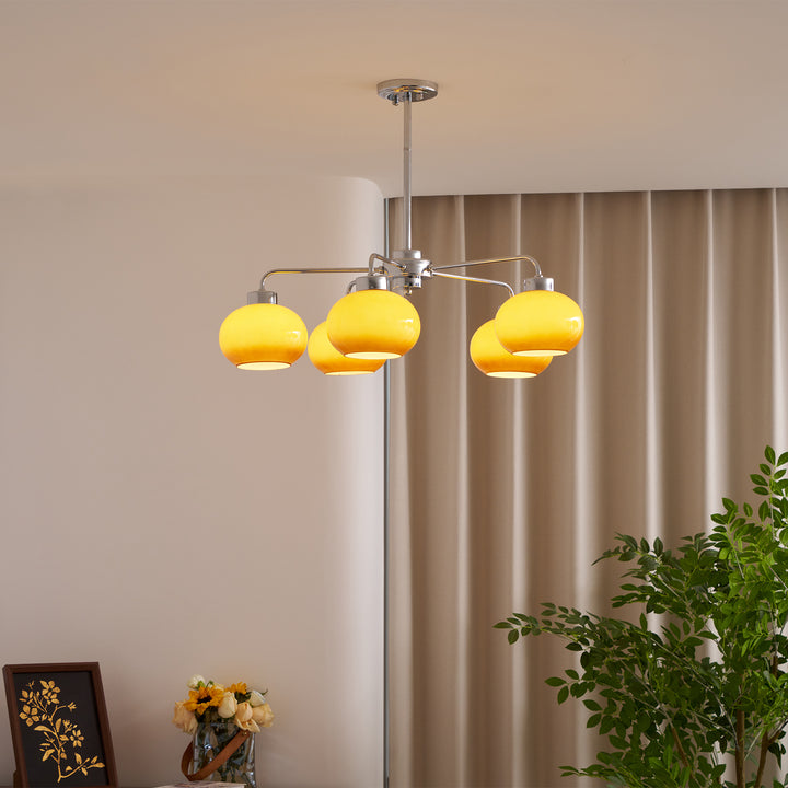 Oval Persimmon Chandelier - Vakkerlight