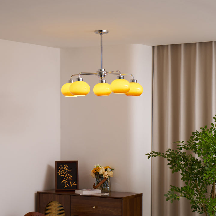 Oval Persimmon Chandelier - Vakkerlight
