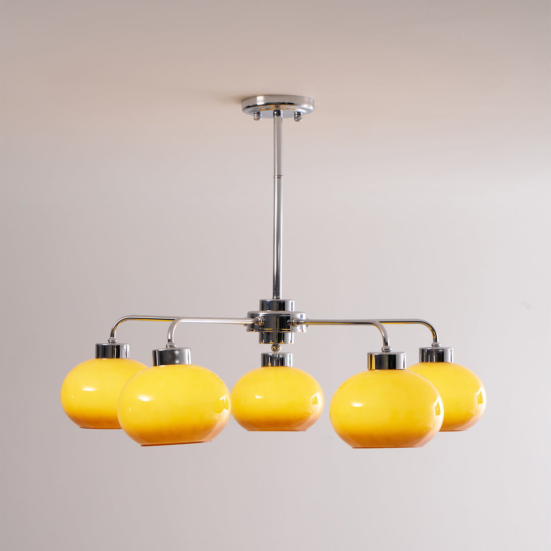 Oval Persimmon Chandelier - Vakkerlight
