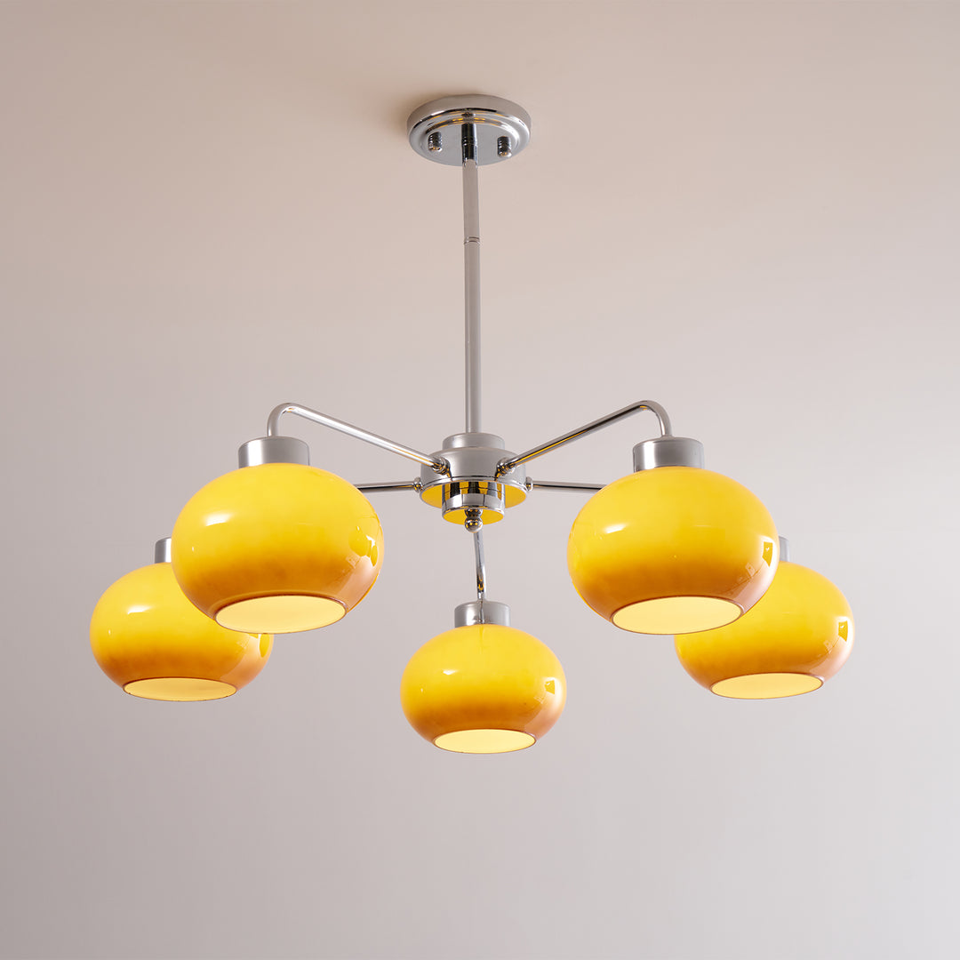 Oval Persimmon Chandelier - Vakkerlight