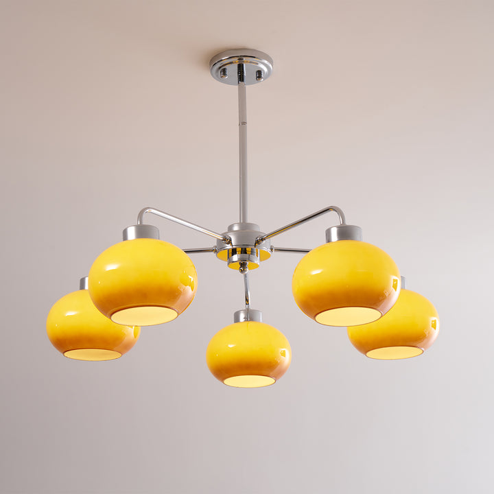 Oval Persimmon Chandelier - Vakkerlight