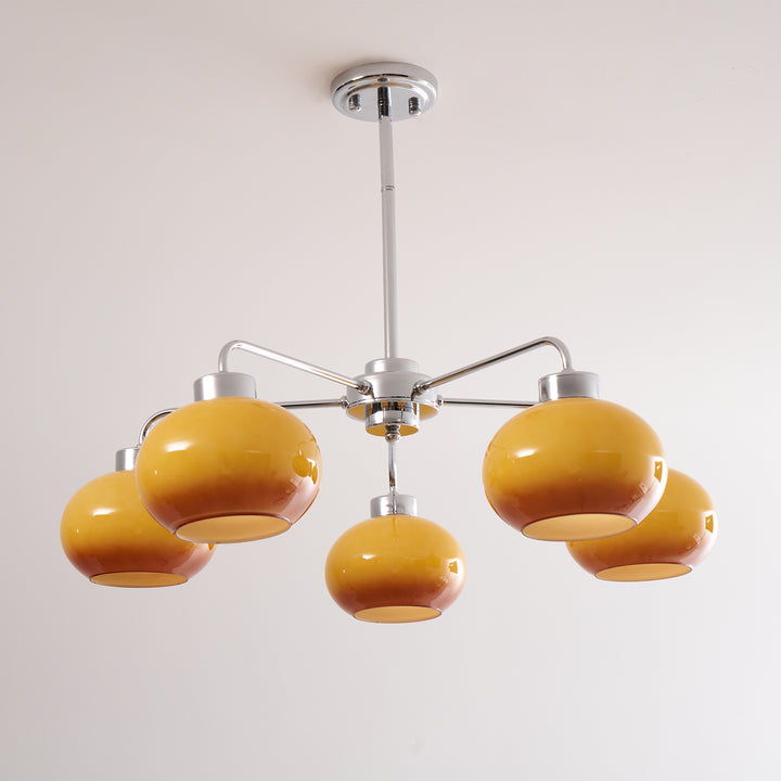 Oval Persimmon Chandelier - Vakkerlight
