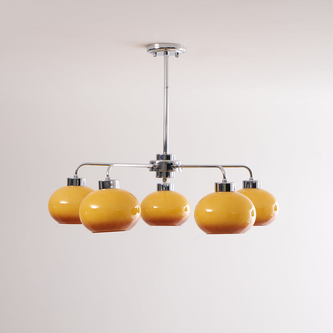Oval Persimmon Chandelier - Vakkerlight