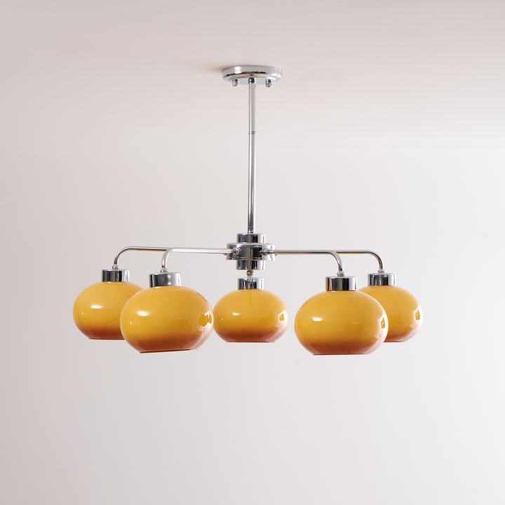 Oval Persimmon Chandelier - Vakkerlight