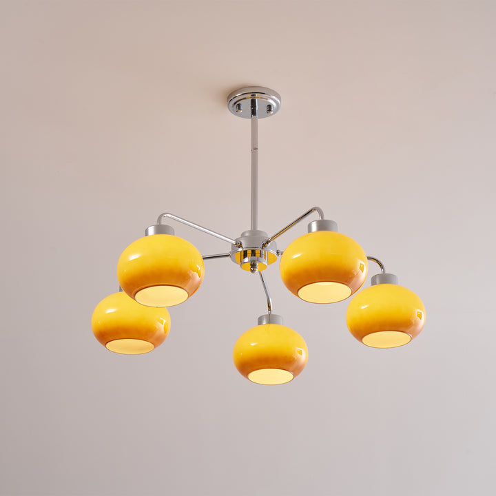 Oval Persimmon Chandelier - Vakkerlight