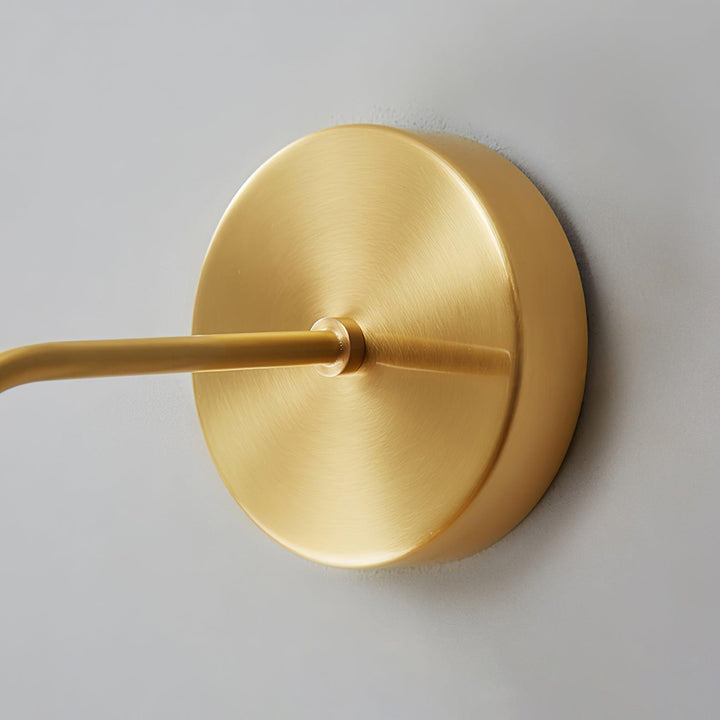 Oval LED Brass Wall Lamp - Vakkerlight