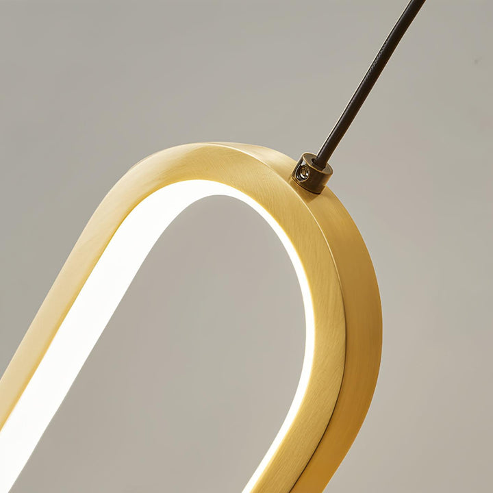 Oval LED Brass Wall Lamp - Vakkerlight