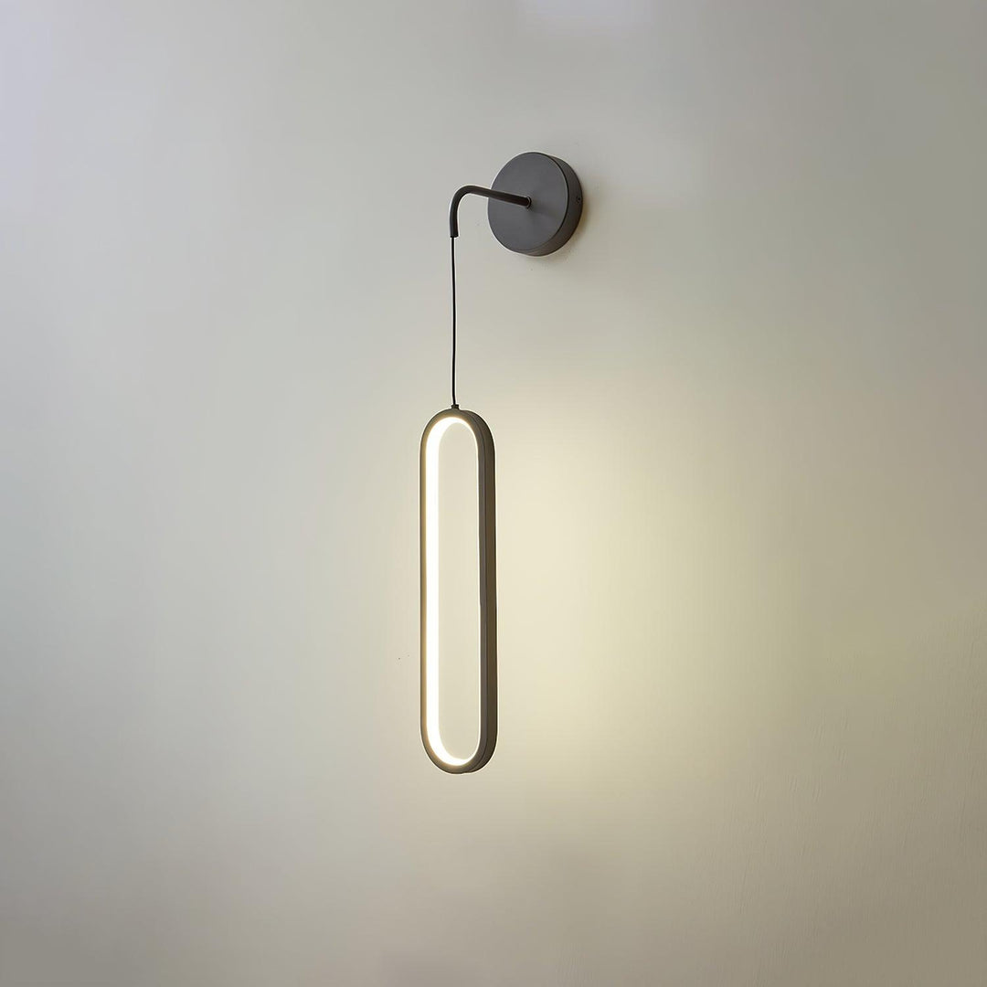 Oval LED Brass Wall Lamp - Vakkerlight