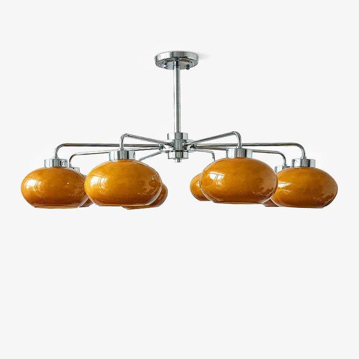 Oval Persimmon Chandelier - Vakkerlight