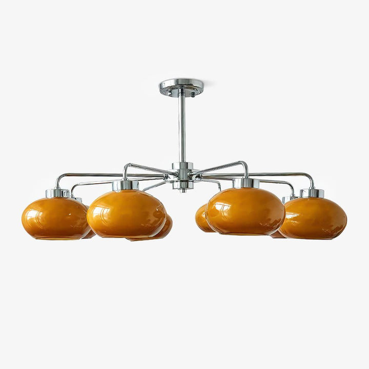 Oval Persimmon Chandelier - Vakkerlight