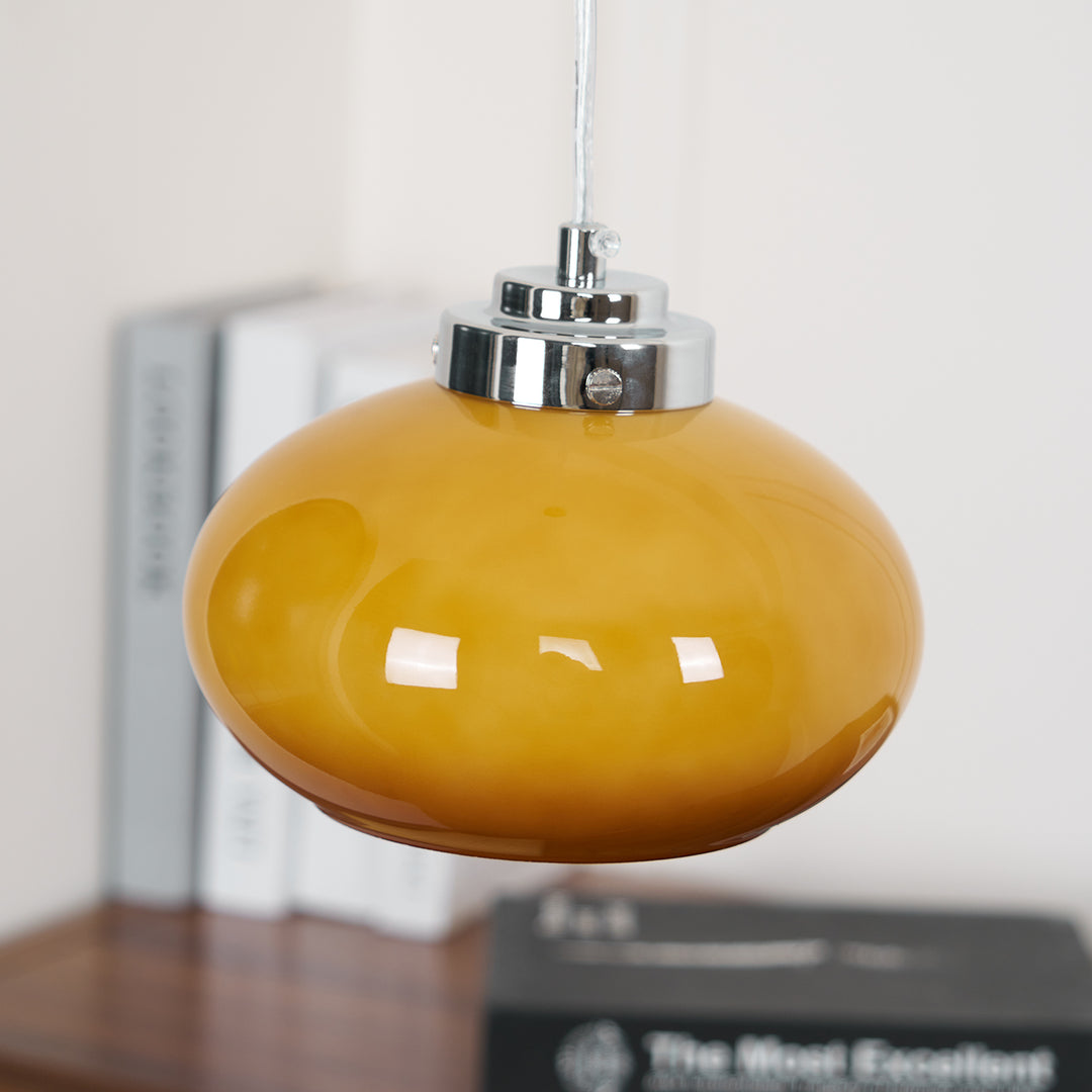 Oval Persimmon Pendant Light