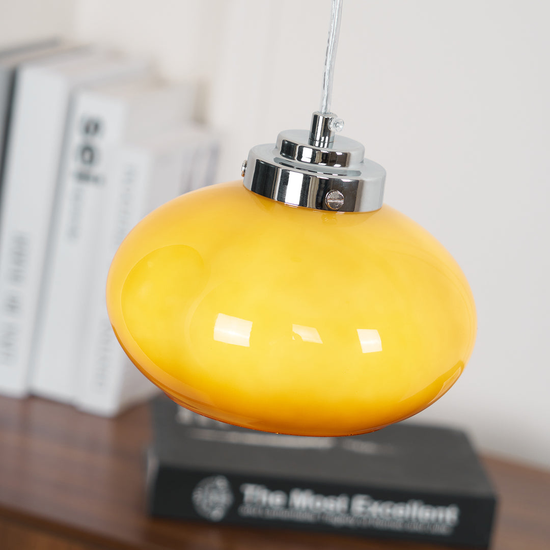 Oval Persimmon Pendant Light