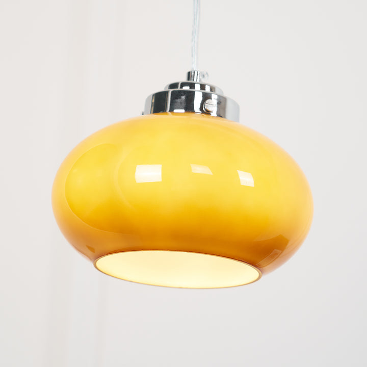 Oval Persimmon Pendant Light