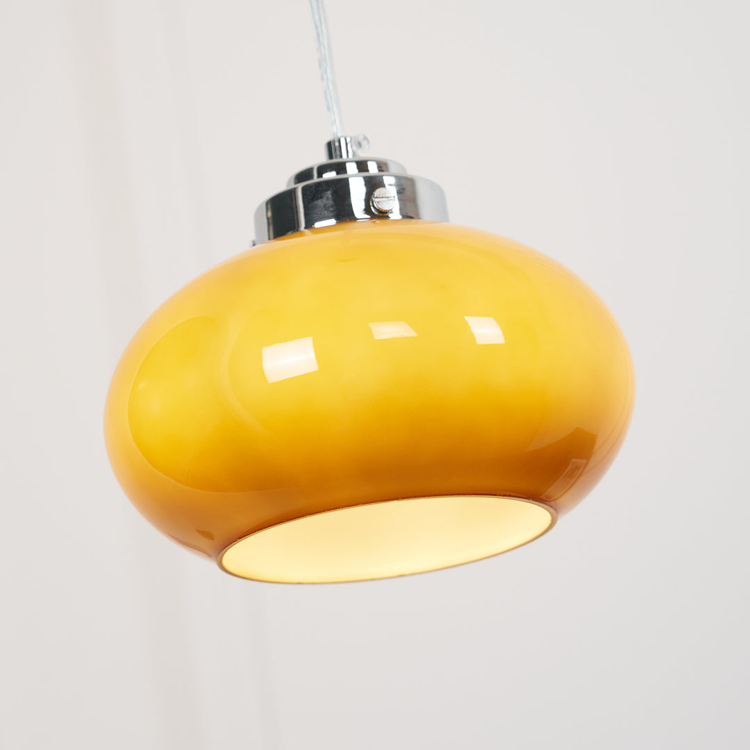 Oval Persimmon Pendant Light